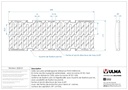 Caniveau en béton polymère modèle MULTIV+ 100 R100G00R