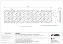 Caniveau en béton polymère modèle MULTIV+ 100 R100G00R 1ML