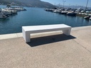 BANC BÉTON MODÈLE ZEUS 2200 x 450 x 600 MM