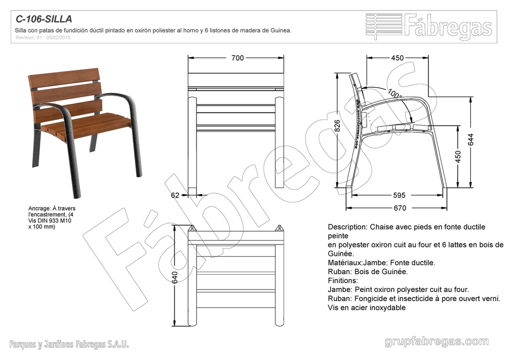 Chaise Modo