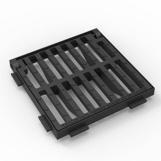 GRILLE A CADRE RABATTABLE ANTIVOL 359 x 359 MM EXT (D12)