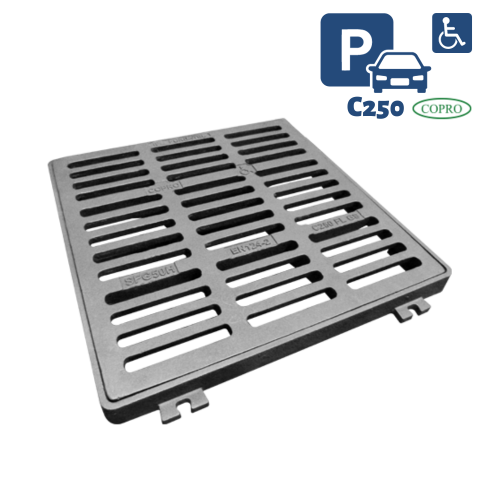 Grille à cadre plate carrée SFG COPRO 